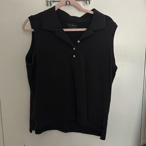 L.L. Bean women’s large sleeveless polo
